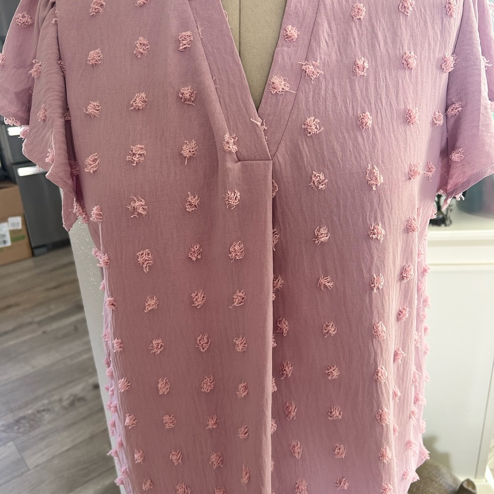Light violet blouse